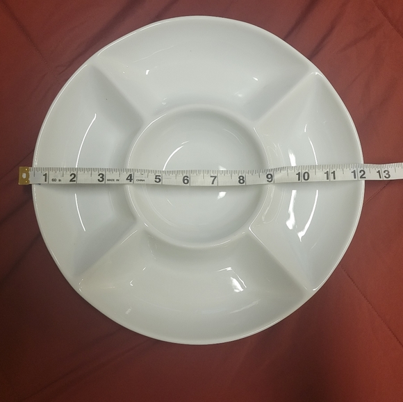 Beautiful white Chips~n~Dip Platter - Picture 2 of 4